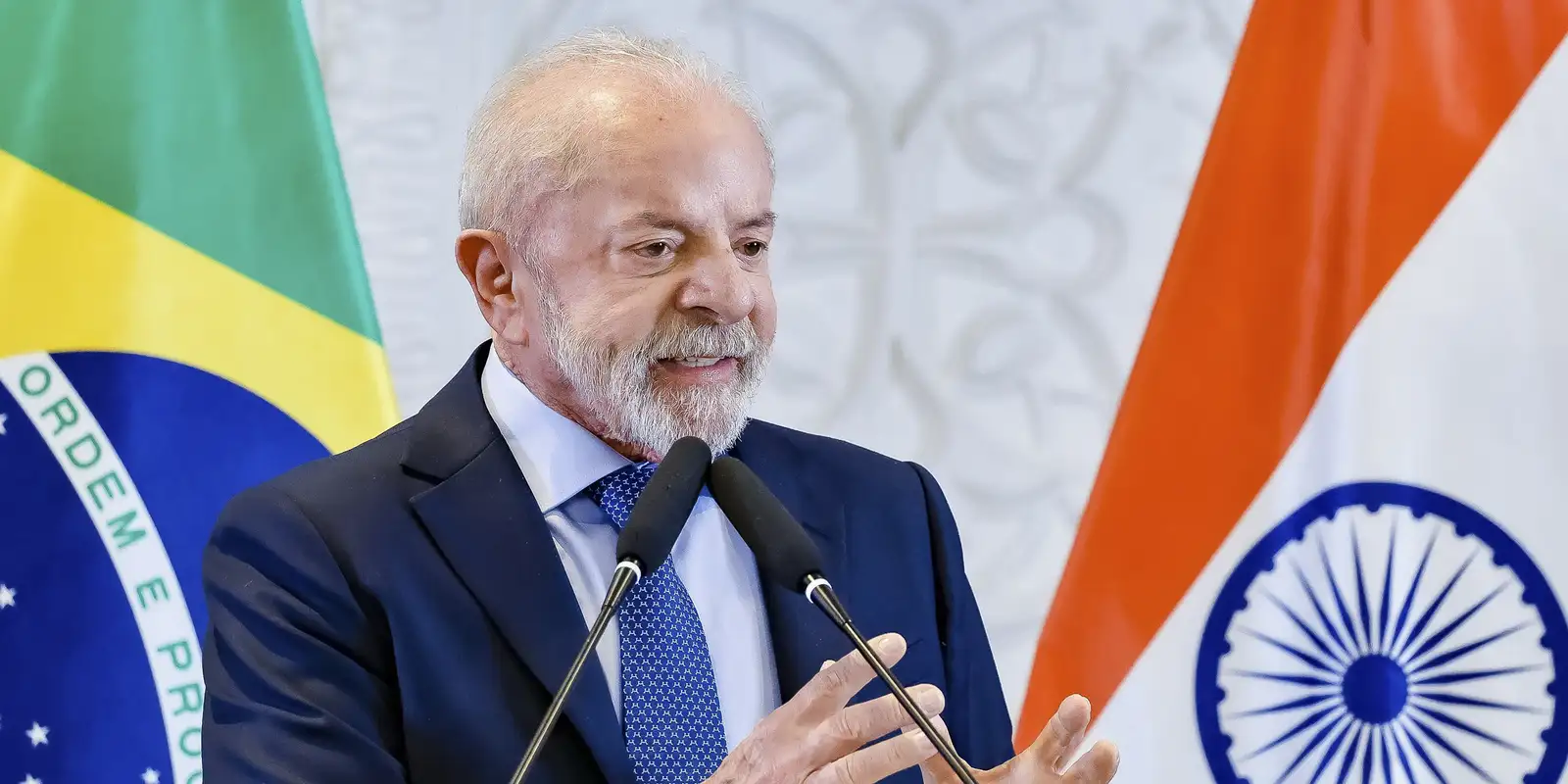 Lula mostra otimismo com a ampliação do fluxo comercial com a Índia